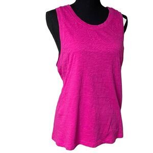 J Crew Hot Pink Girlfriend Tank N0465